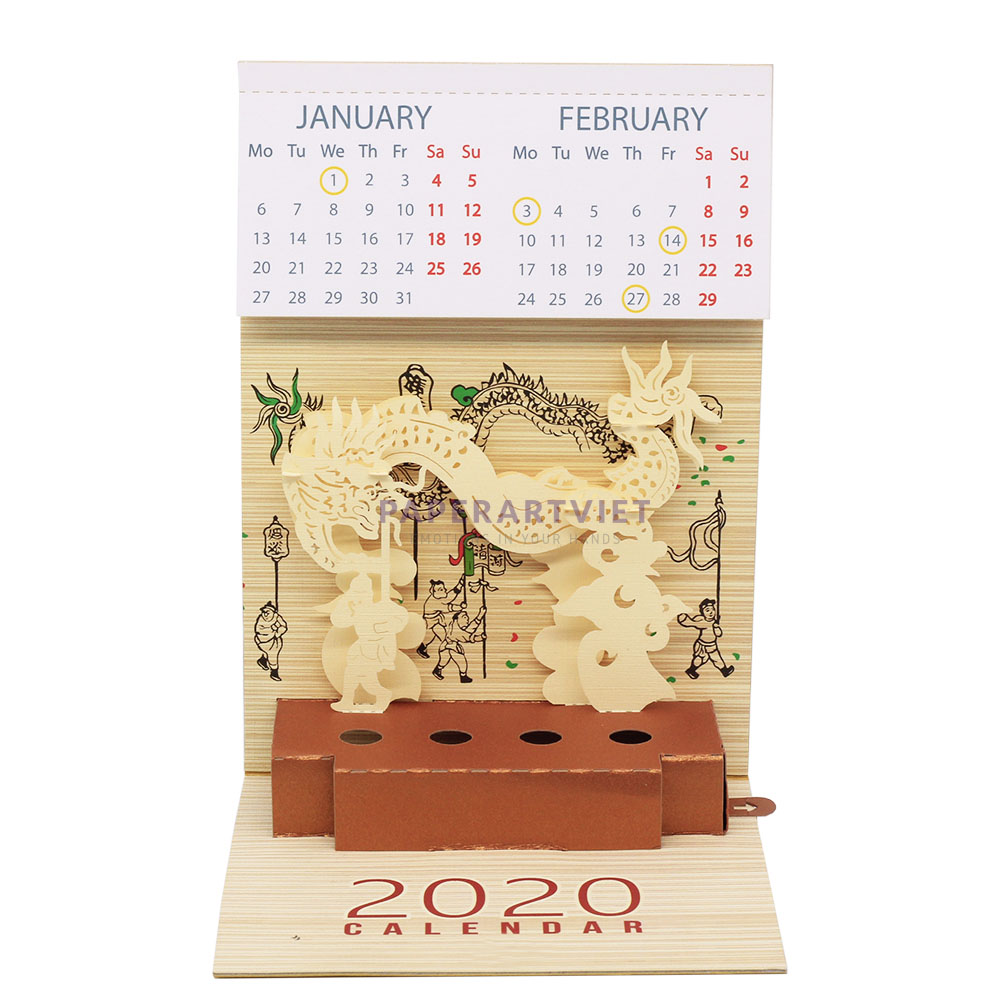 Dong Ho folk painting Calendar