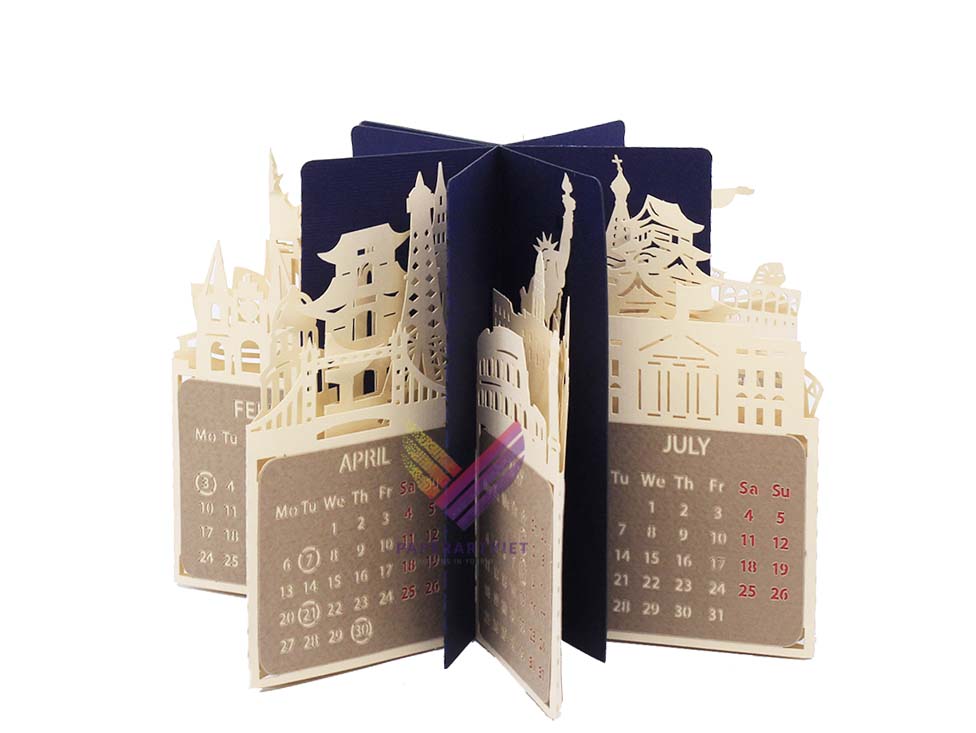 The world architecture desk calendar